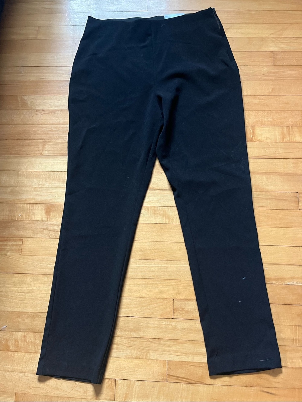 Nine West Black Side-Zip Skinny Pants